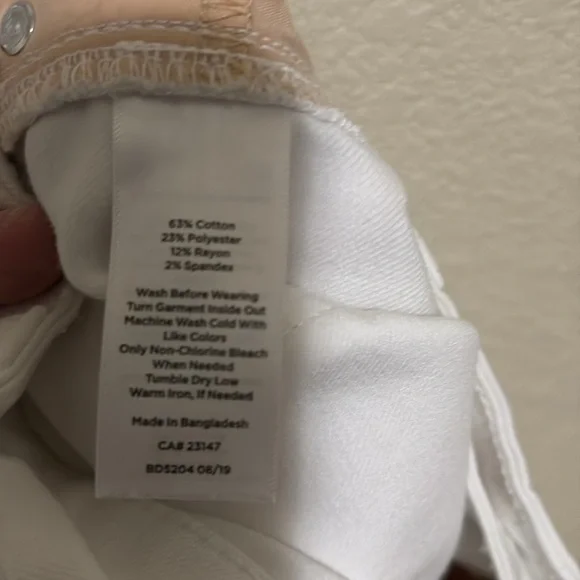 Talbots white jegging crop - Picture 6 of 9